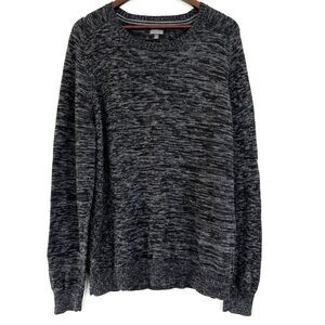 Calibrate XL Sweater Mens XL  Pima Cotton &‎ Cashmere Blend Gray Grandpa Classic